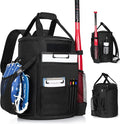 Smasrob Baseball Coaches Bag Fits 6 Gallon Ball Bucket, Baseball Bucket Bag with Backpack and Shoulder Straps
