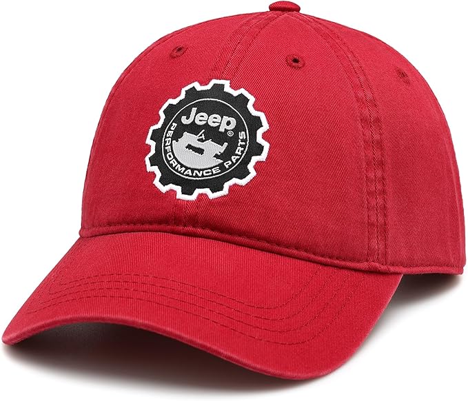 Jeep Performance Parts Baseball Cap | Woven Patch Hat | Adjustable | Officially Licensed