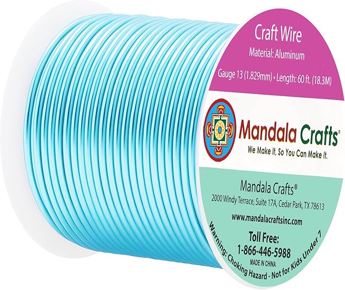 Mandala Crafts 13 Gauge Anodized Aluminum Craft Wire - Image 2