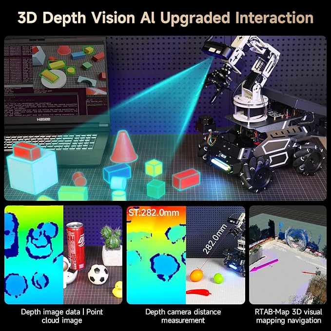 Yahboom Robot Large AI Model ROS2 Programming Python, Lidar SLAM, 3D Map - Image 4
