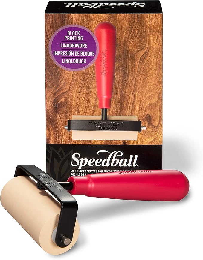 Speedball Soft Rubber Brayer, 3-Inch by SpeedballArt