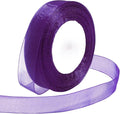 Ribbon for Gift Wrapping 3/4 inch Purple Sheer Organza Ribbon for Flower by Loomeshribbonforcrafts%EF%BC%81