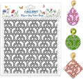 CHGCRAFT Geometry Polymer Clay Texture Sheets Line Art Silicone Texture Stamp by chgcraft