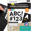 FreshCut Crafts 636 Pcs 1.5 in. Black Bulletin Board Letters & Numbers by FreshCutCrafts