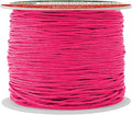 Mandala Crafts 1mm 109 Yards Hot Pink Cotton Waxed Cord by MandalaCrafts