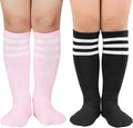 American Trends Kids Toddler Soccer Socks Youth Baseball Softball Football Socks Knee High Accessories for Girls