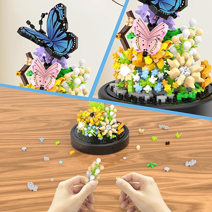 Flower Bouquet Building Kit, Valentines Day Gifts - Image 3