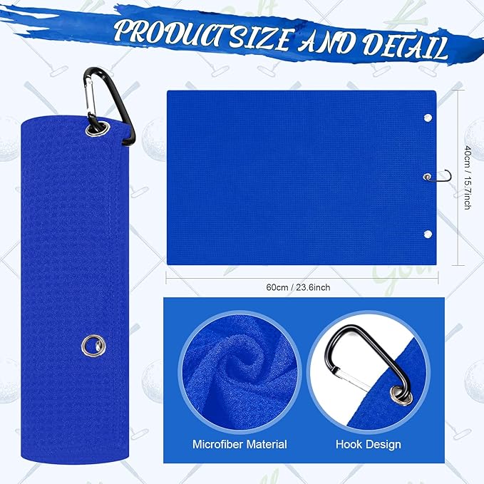 Syhood 21 Pcs Golf Accessories Kit Cleaning Kit Include Golf Brush, Towel, Groove Sharpener, Divot Repair Tool, Ball Alignment Portable Tool Gifts for Men or Women
