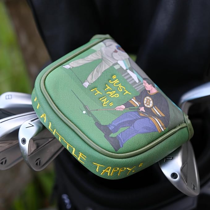Golf Club Headcover, Funny Driver Head Cover, Mallet Blade Putter Head Cover, Golf Gifts Golf Accessories for Men and Women Golfers