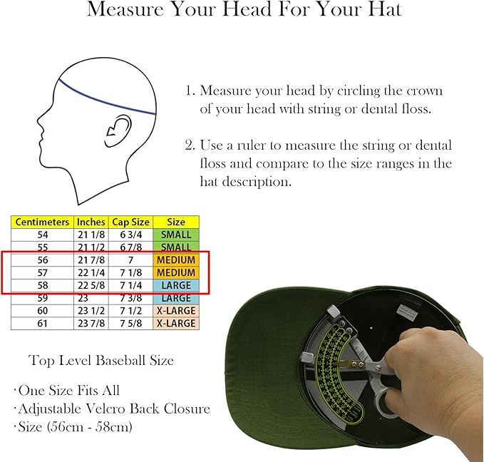 Top Level Baseball Cap Men Women - Classic Adjustable Plain Hat