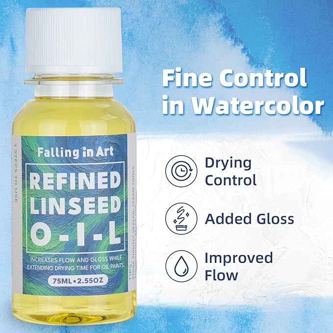 Falling in Art Refined Linseed Oil - Image 3