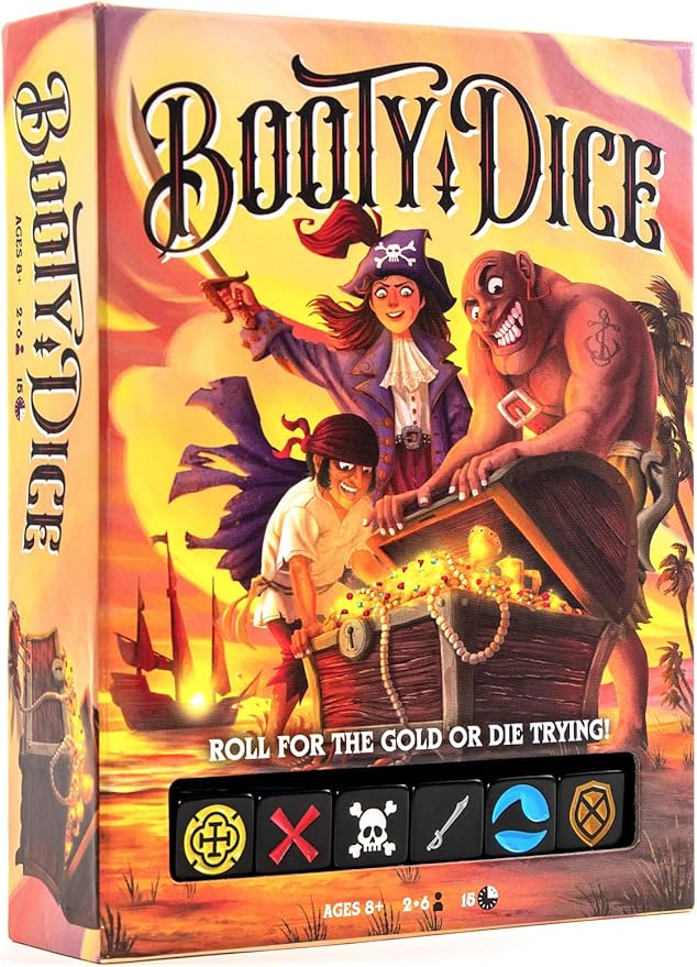 Booty Dice | Quick Pirate Dice Game | Great by MessyTableGames