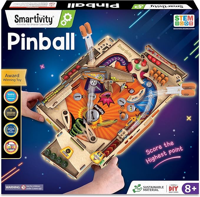 Smartivity DIY Pinball Machine Toy by SMARTIVITY
