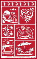 Over'N'Over Reusable Glass Etching Stencils – Durable Self-Stick Designs by OVER+%27N%27+OVER