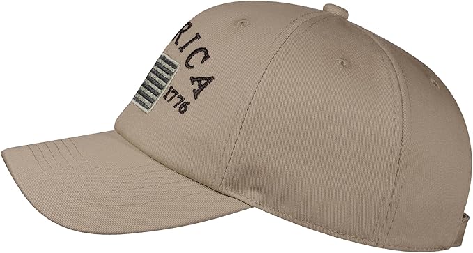 IIN American Flag Baseball Cap for Men Women Low Profile USA Army Tactical Operator Military Plain Dad Hat