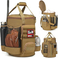 Baseball Bucket Bag Baseball Coaching Accessories Organizer Softball Bucket Bag with Anti-Slip Bottom & Multiple Pockets for Bat, Gloves, Scoreboards