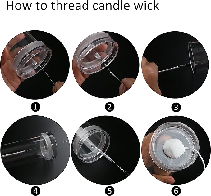 MILIVIXAY Cylinder Candle Mold Set-4PCS Pillar Candle Molds - Image 8