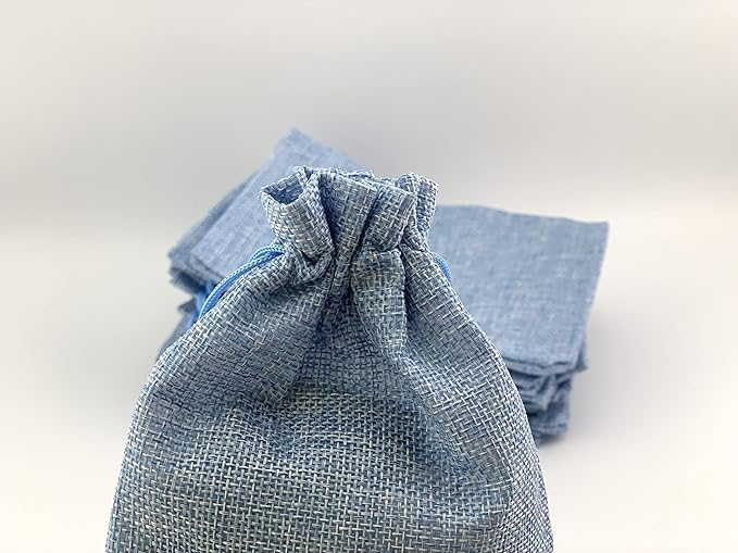 Palmhomee Pack of 25 Burlap Gift Bags - Image 3