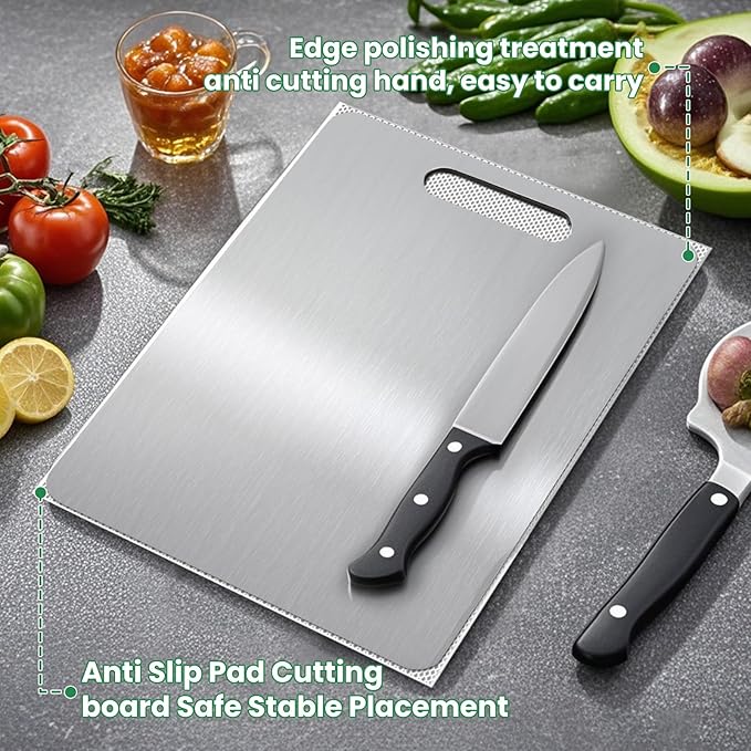 100% Pure Titanium Cutting Board - Image 4