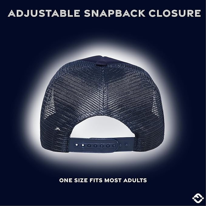 Funky Junque Premium Mesh Snapback Trucker Hat - Stylish Comfort for All - Patriotic, Humor & More