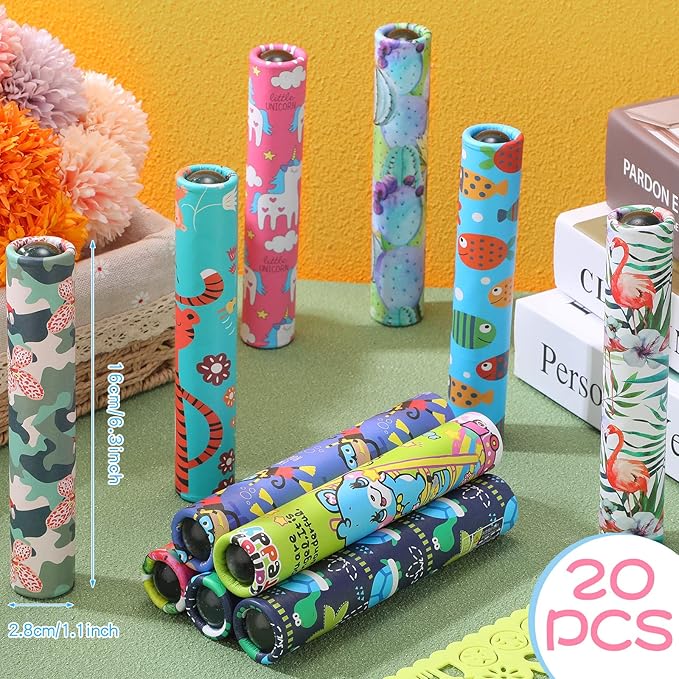 Chivao 20 Pcs Classic Kaleidoscopes Educational Toys - Image 2