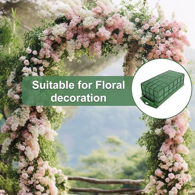 6 Pcs Floral Foam Cage, 11.8" x 4.5" x 3.1" Rectangle Flower Cage Holders - Image 5