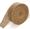 20 Yard 2 Inches Burlap Ribbon Wide Jute Ribbon Natural Burlap Fabric Roll by Chuangdi