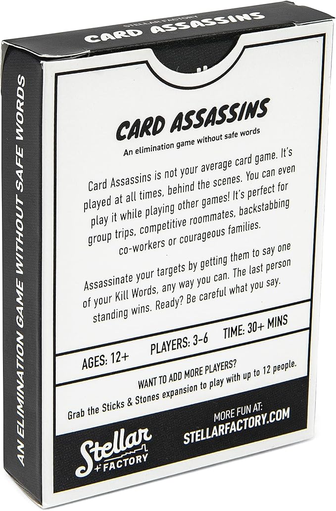 Stellar Factory Card Assassins: A Party Game Without Safe Words - Image 4