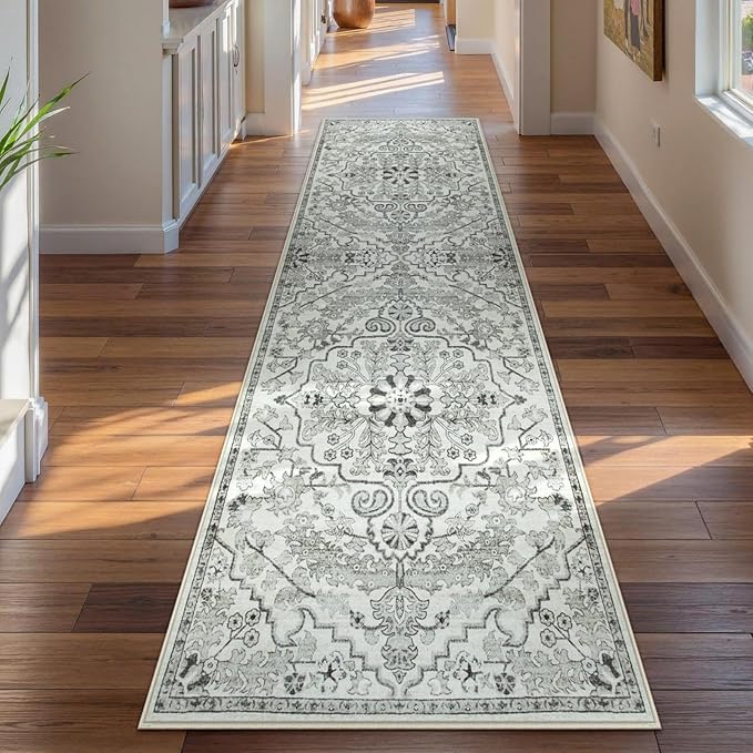 Lahome Bohemian 2'8" x 10' Washable Long Hallway Runner Rug, Soft Kitchen Rug - Image 8