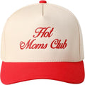 MIRMARU Two-Tone Vintage Canvas Trucker Hats for Men & Women, Adjustable Size Baseball Caps with Trendy Embroidered Design