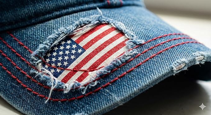 USA 250th Anniversary Hat, Adjustable 250th Anniversary Printed Patriotic Baseball Caps, Tribute Retro Washed Hat