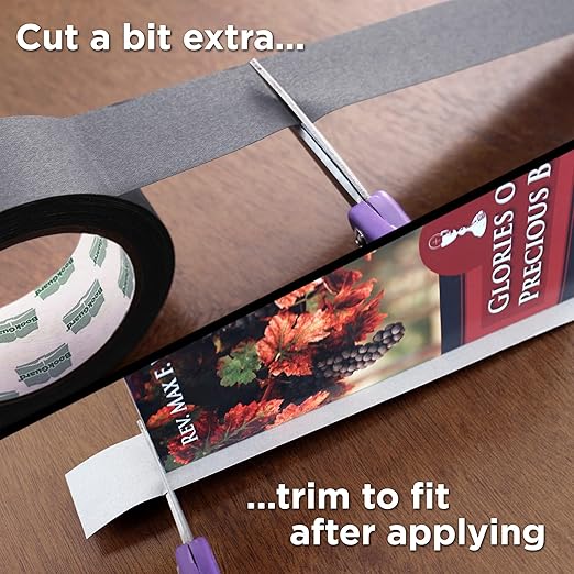 BookGuard 1-1/2 Inch Vinyl-Coated Cotton Cloth Bookbinding Repair Tape - Image 5