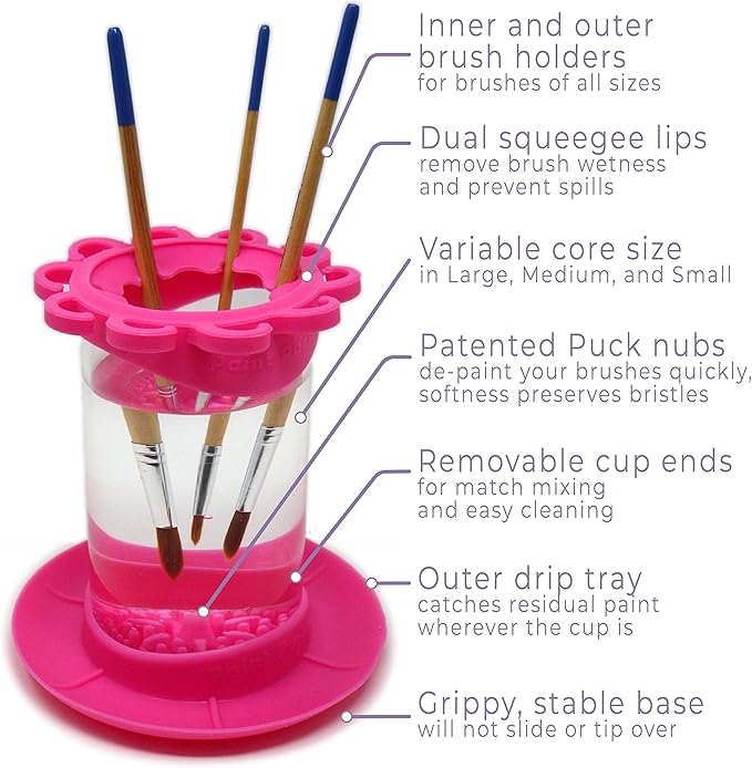 Paint Puck Ultimate Rinse Cup Paint Brush Cleaner - Image 6