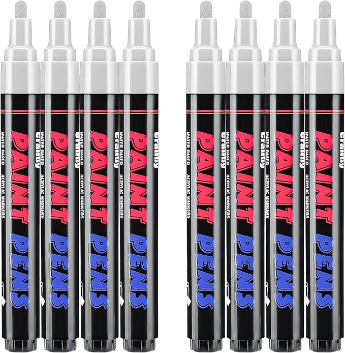 White Paint Pens Paint Markers by Craiiby
