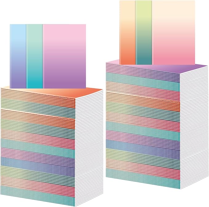 Handepo 100 Pack Composition Notebooks A5/A6 Ruled Lined Composition Kraft by Handepo