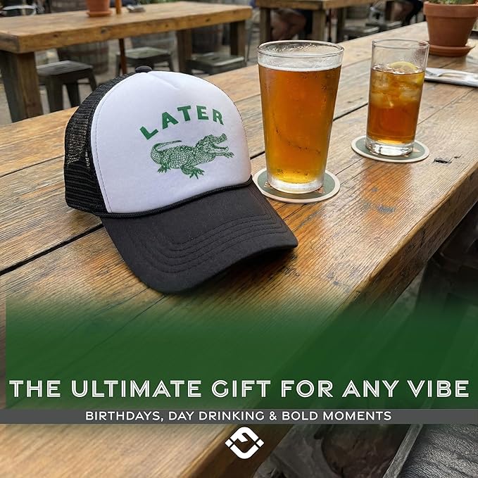 Funky Junque Premium Mesh Snapback Trucker Hat - Stylish Comfort for All - Patriotic, Humor & More