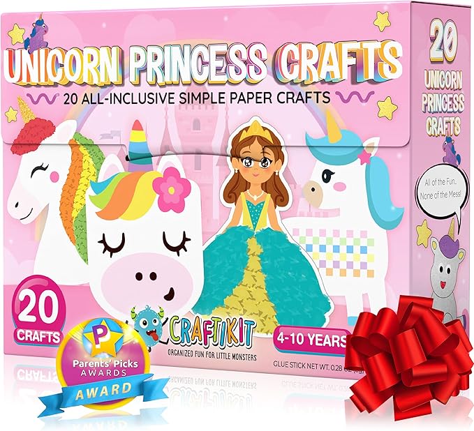 Craftikit® 20 Award-Winning Princess & Unicorn Crafts by CraftiKit