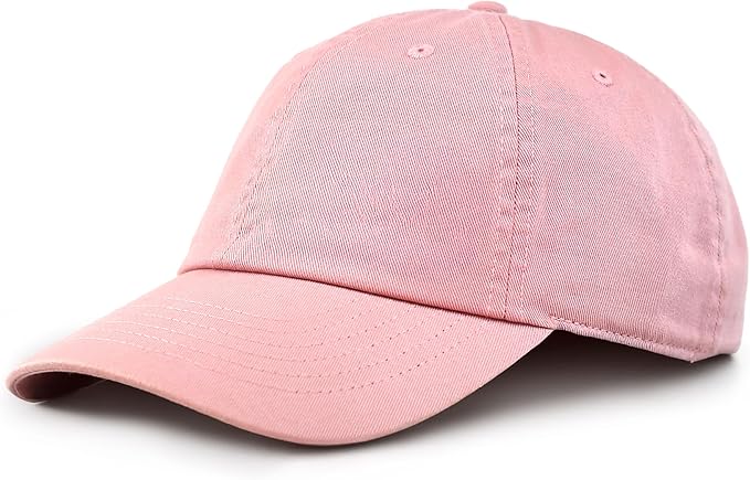 Cotton Baseball Cap Dad Hat – Washed Low Profile Adjustable Hat for Men Women Casual Outdoor Running Golf