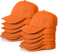 Shyyween Kids Baseball Caps Youth Adjustable Plain Baseball Hats Cotton Blank Hats Bulk for Girls Boys Sport Team