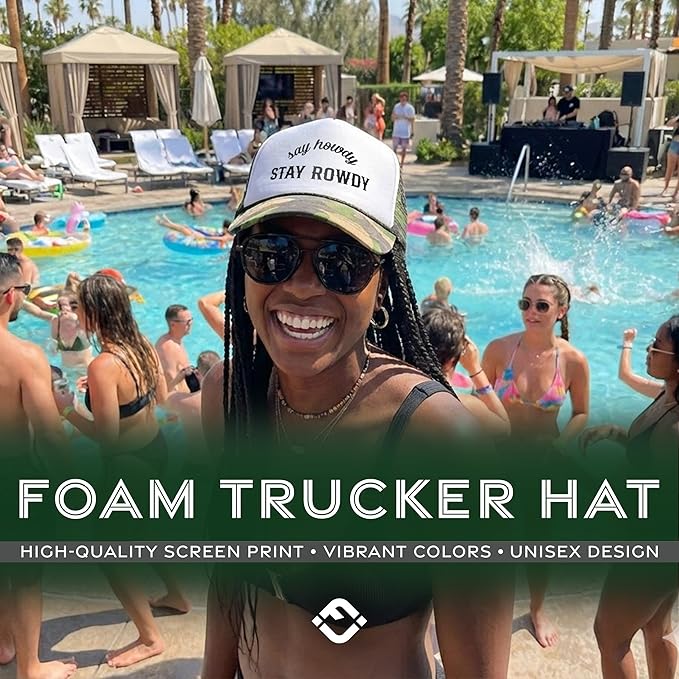 Funky Junque Premium Mesh Snapback Trucker Hat - Stylish Comfort for All - Patriotic, Humor & More