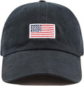 USA Flag & Embroidery Premium 100% Cotton Low Profile Adjustable Baseball Dad Cap