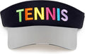Funky Junque Women's UV 50 Adjustable Sun Visor - Golf Tennis Pickleball - Sports Themes Solid Colors Easter Pastels