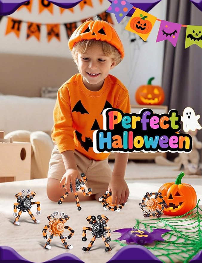Halloween Toy Gifts for Kids Transformable Fidget Spinners for Adults Stress - Image 6