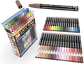 36 Acrylic Paint Pens Skin and Natural Earth Tone Marker Set by TOOLI-ART