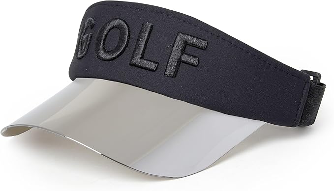 Funky Junque Women's UV 50 Adjustable Sun Visor - Golf Tennis Pickleball - Sports Themes Solid Colors Easter Pastels