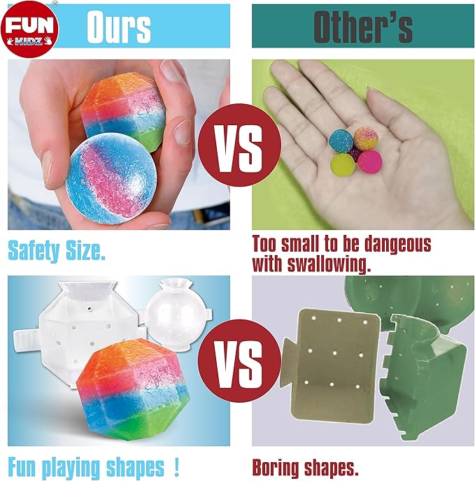 Big Bouncy Ball Kit for Kids, FunKidz DIY Ultimate Magic Bouncy Balls Making - Image 7