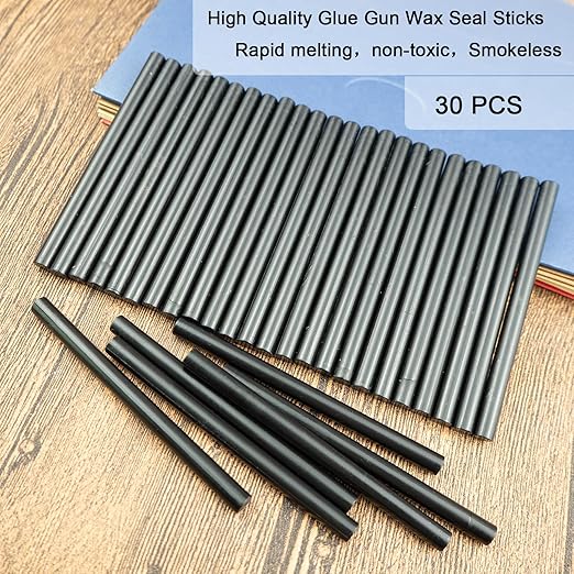 Wax Seal Stick, Ioggtser 30PCS Mini Glue Gun Wax Seal Stick - Image 2
