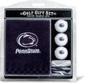 Team Golf NCAA Gift Set Embroidered Golf Towel, 3 Golf Balls, and 14 Golf Tees 2-3/4" Regulation, Tri-Fold Towel 16" x 22" & 100% Cotton