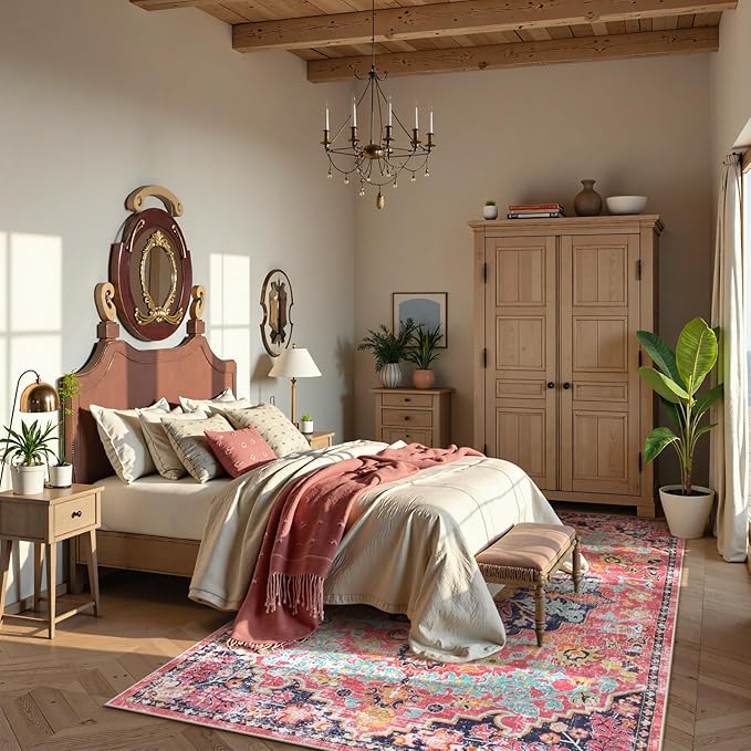 Lahome 6x9 Area Rugs Machine Washable Area Rugs - Image 2