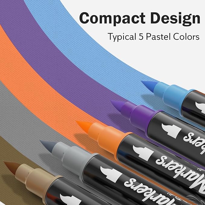 Dual-Tip Fabric Markers Permanent - Image 7